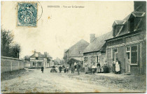Hennezis. Vue sur le Carrefour.