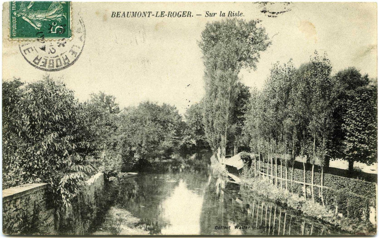 Beaumont-le-Roger. Sur la Risle.