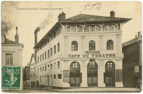 Louviers-Ville. Théâtre et Café du Théâtre à Louviers.