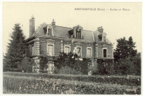 Berthouville. Ecoles et Mairie.