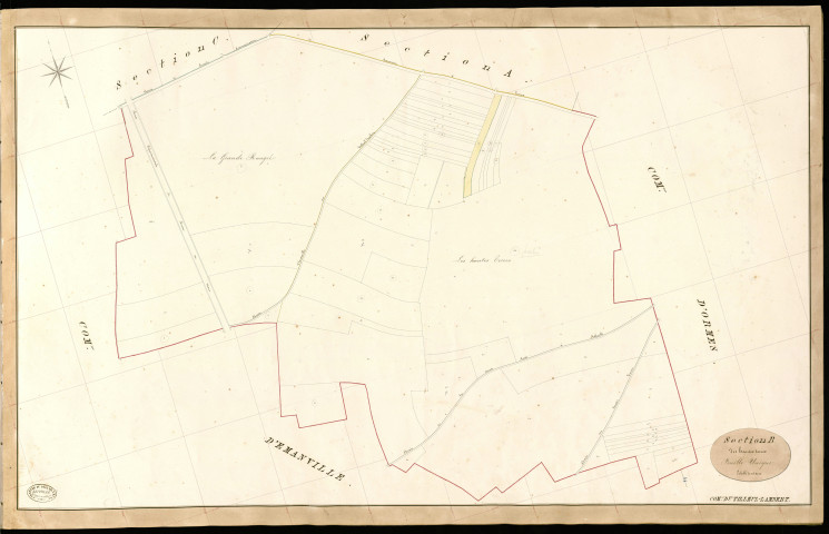 Tilleul-Lambert (Le). Section B _ des hautes terres _ Feuille Unique