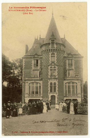 Bois-Normand-près-Lyre. Le Château (côté Est).