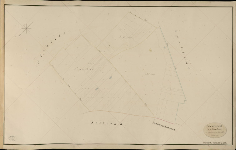 Vieille-Lyre (La). Section E _ de la Mare Bardel _ 2e et dernière Feuille