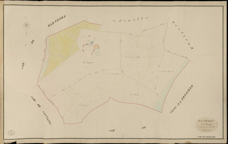 Chambord. Section C _ de la hugoire _ 2e et dernière Feuille