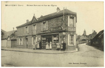 Gravigny. Maison Barreau et Rue de l'Eglise.