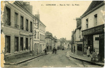 Conches-en-Ouche. Rue du Val - La Poste.