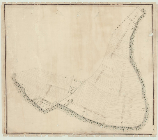 Acquigny - "Plans des terres du triège de La Métairie" *