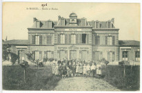Saint-Marcel. Mairie et Ecoles.