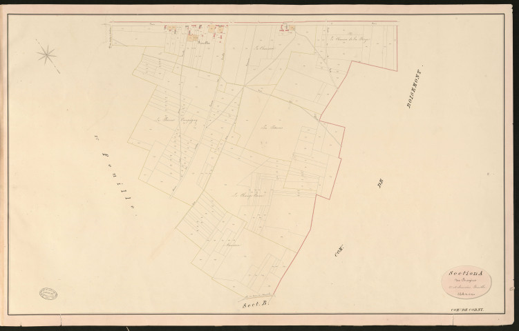 Corny. Section A _ des Bruyères _ 2e et dernière Feuille