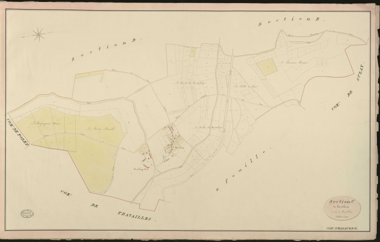 Harquency. Section C _ de Canteloup _ 1re de 2 Feuilles