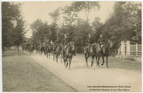 Verneuil-sur-Avre. Les Grandes Manoeuvres du Nord-Ouest - Le Général Hagron et son Etat-Major.