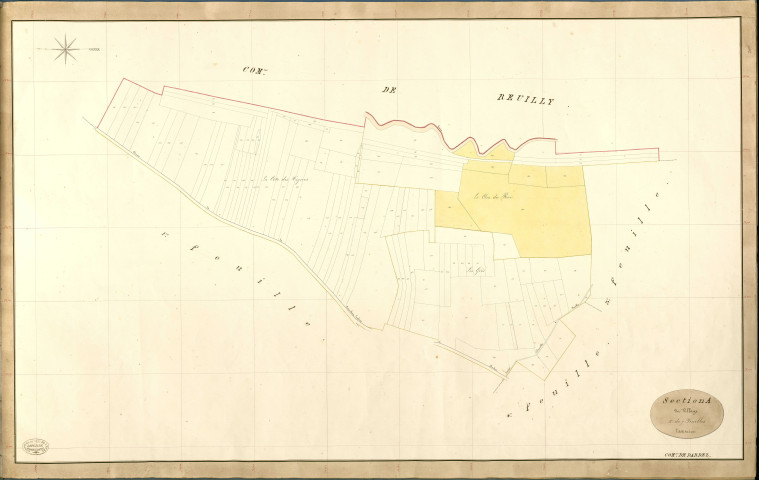 Dardez. Section A _ du Village _ 2e de 7 Feuilles