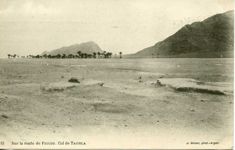 Sur la route de FIGUIG. Col de TAGHLA