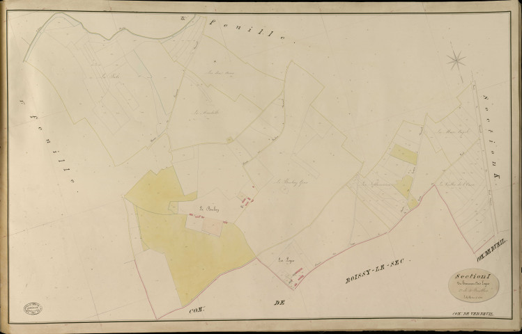 Verneuil-sur-Avre. Section I _ du hameau des Loges _ 2e de 4 Feuilles