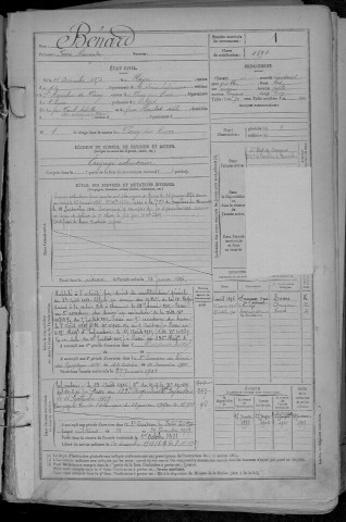 Evreux. Registre - Tome 1 (1893)