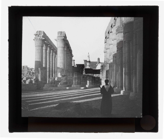 Ruines et vestiges du temple de Karnak (Égypte).