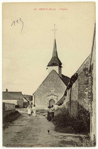 Breux-sur-Avre. L'Eglise.