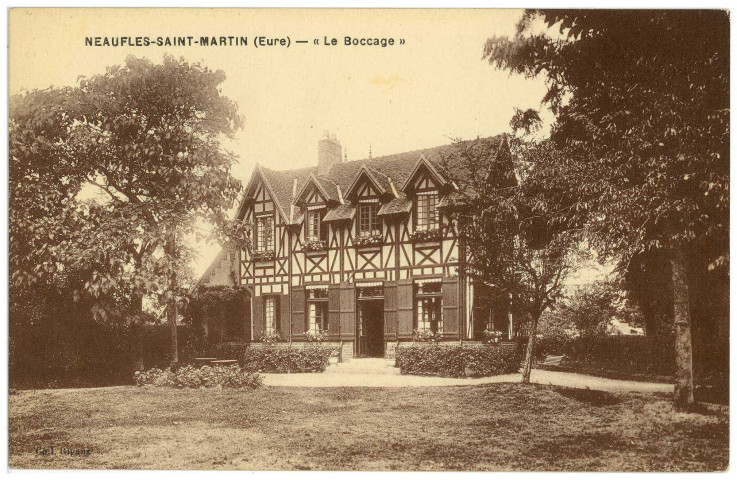 Neaufles-Saint-Martin. Le Boccage.