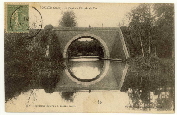 Bourth. Le Pont du Chemin de Fer.