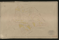 Saint-Aubin-le-Vertueux. Tableau d'assemblage _ du Plan Parcellaire de la Commune de Saint-Aubin-le-Vertueux. _ Canton de Bernay - Bernay - Eure. _ Terminé sur le terrain le 15 août 1830 sous l'administration de M.A Passy Préfet _ M. Connard, maire _ en sous la Direction de M. Hurtrelle, Directeur des Contributions directes. _ M. Hautier, Géomètre en Chef. _ Par M.Charpentier, Géomètre de 1re classe.