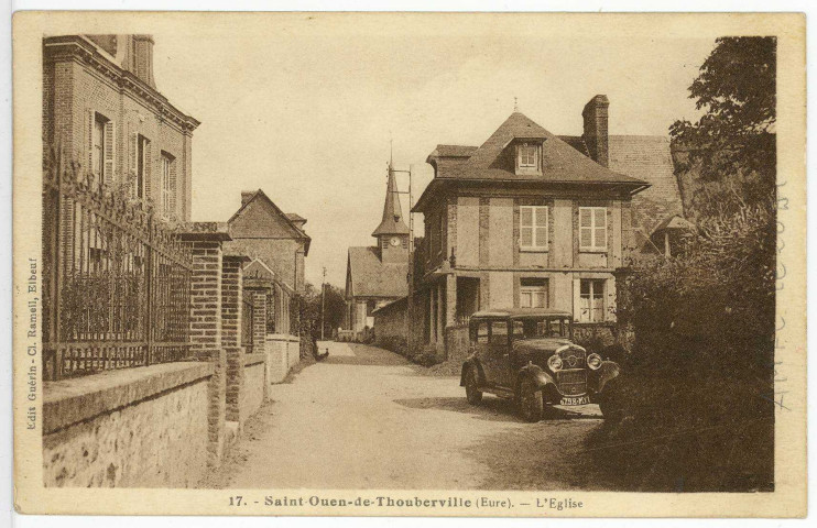 Saint-Ouen-de-Thouberville. L'Eglise.