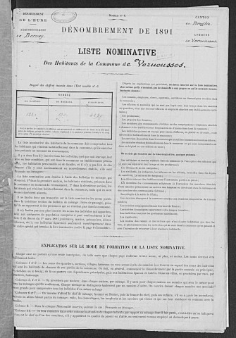 VERNEUSSES 1891