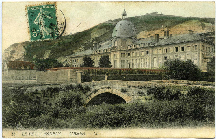 Andelys (Les). Le Petit Andely - L'Hôpital.