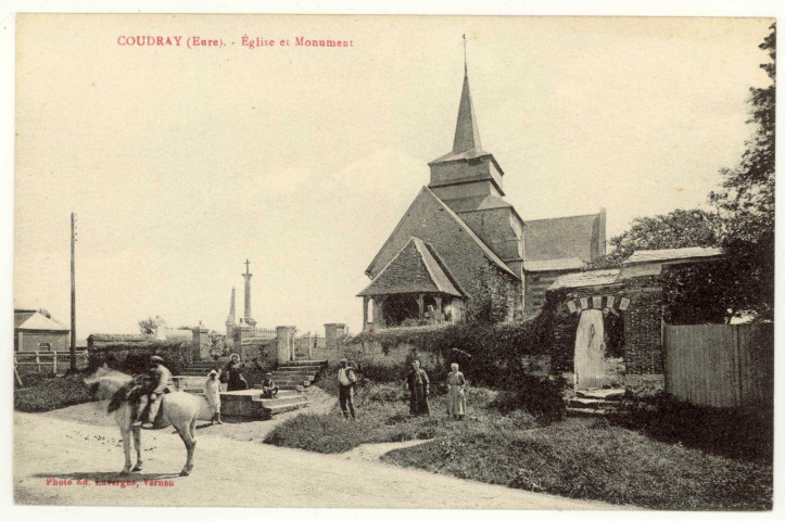 Coudray. Eglise et Monument.