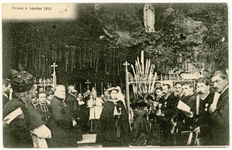 Evreux-Ville. Evreux à Lourdes-1910.