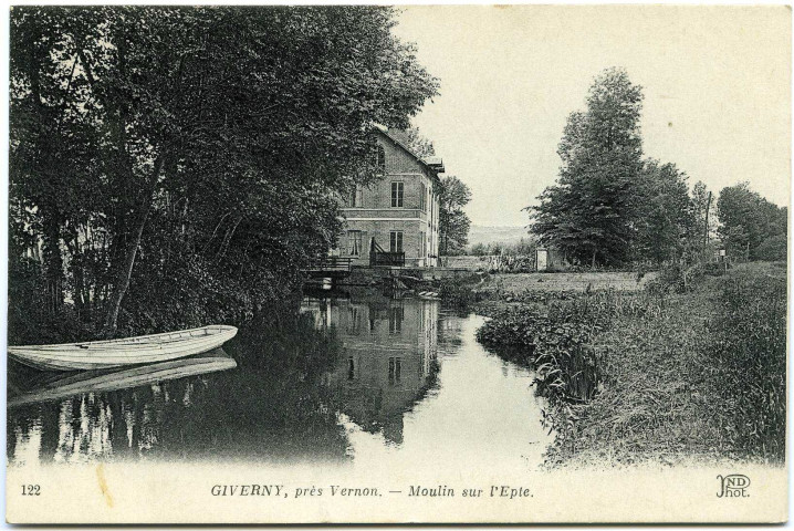 Giverny. Environs de Vernon. - Moulin sur l'Epte.