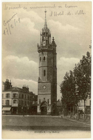 Evreux-Ville. Le Beffroi.