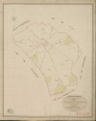 Prey. Tableau d'assemblage _ du Plan Parcellaire de la Commune de Prey _ Canton de Saint André - Evreux - Eure. _ Terminé sur le Terrain le 23 Juin 1837, sous l'administration de M. Passy, Préfet _ M. Peley, Maire _ et sous la Direction de M. Marel, Directeur des Contributions directes _ M. Le Fébure, Géomètre en Chef. _ Par M. Ledanois, Géomètre de 1re classe.