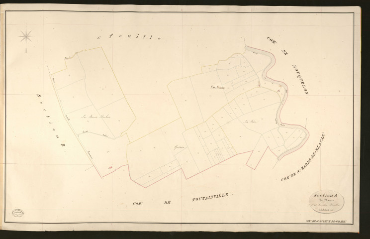 Saint-Sulpice-de-Graimbouville. Section A _ du Marais _ 2e et dernière Feuille