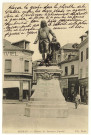 Bernay. Statue de Jacques Daviel.