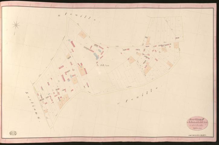 Longchamps. Section F _ du Clos Potard et de la belle Lande _ 2e de 3 Feuilles