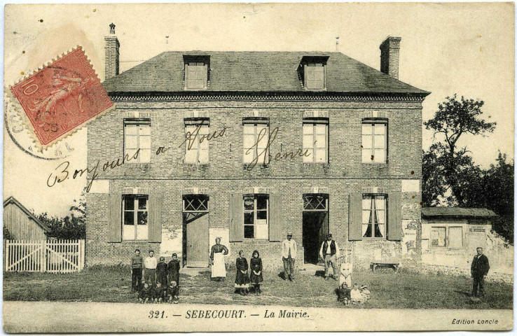 Sébécourt. La Mairie.