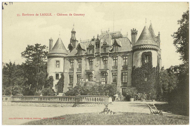 Gournay-le-Guérin. Environs de Laigle. - Château de Gournay.