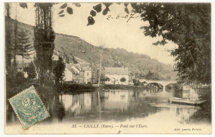 Cailly-sur-Eure. Ponts sur l'Eure.