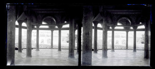 Cour intérieure de la mosquée Al-Aqsa à Jérusalem (Israël).
