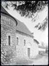 Angle de la chapelle Saint-Saturnin de l'abbaye Notre-Dame de Fontenelle de Saint-Wandrille-Rançon (Seine-Maritime).