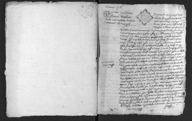 Procès-verbal de découverte de cadavre, déclarations de grossesse