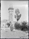 Minaret de la mosquée Al-Aqsa de Jérusalem (Israël).