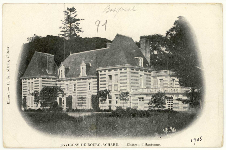 Bosgouet. Château d'Hautonne.
