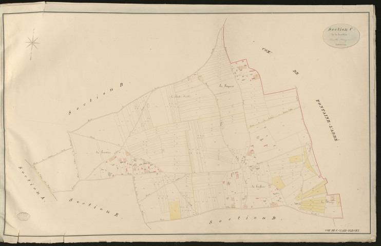 Saint-Clair-d'Arcey. Section C _ de la Servetière _ feuille Unique