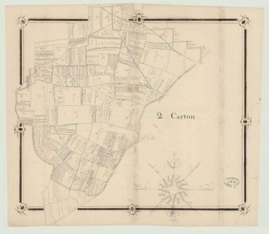 Hauville - Plans parcellaires de la seigneurie. *