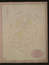 Sancourt. Tableau d'assemblage du Plan Parcellaire de la Commune de Sancourt. _ Canton de Gisors - Andelys - Eure. _ Terminé sur le terrain le 7 mai 1840, sous l'administration de M. de Monicault, Préfet - M. Pagnerre, Maire et sous la direction de M. Garnier, Directeur des Contributions directes. _ M. Le Fébure, Géomètre en Chef. _ Par M. Girard, Géomètre de 1re classe