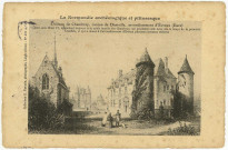 Gouville. La Normandie archéologique et pittoresque. - Château de Chambray, canton de Damville, arrondissement d'Evreux (Eure). - Bâti sous Henri IV, appartient toujours à la noble famille des Chambray, qui possédait cette terre dès le temps de la première Croisade, et qui a donné à l'arrondissement d'Evreux plusieurs hommes célèbres.