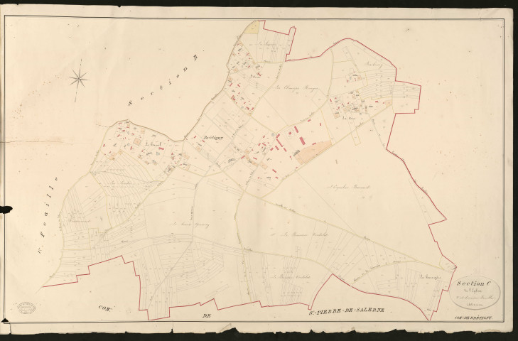 Brétigny. Section C _ de l'Eglise _ 2e et dernière Feuille