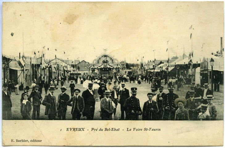 Evreux-Ville. Pré du Bel Ébat - La Foire St Taurin.