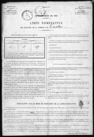 TOSTES 1901